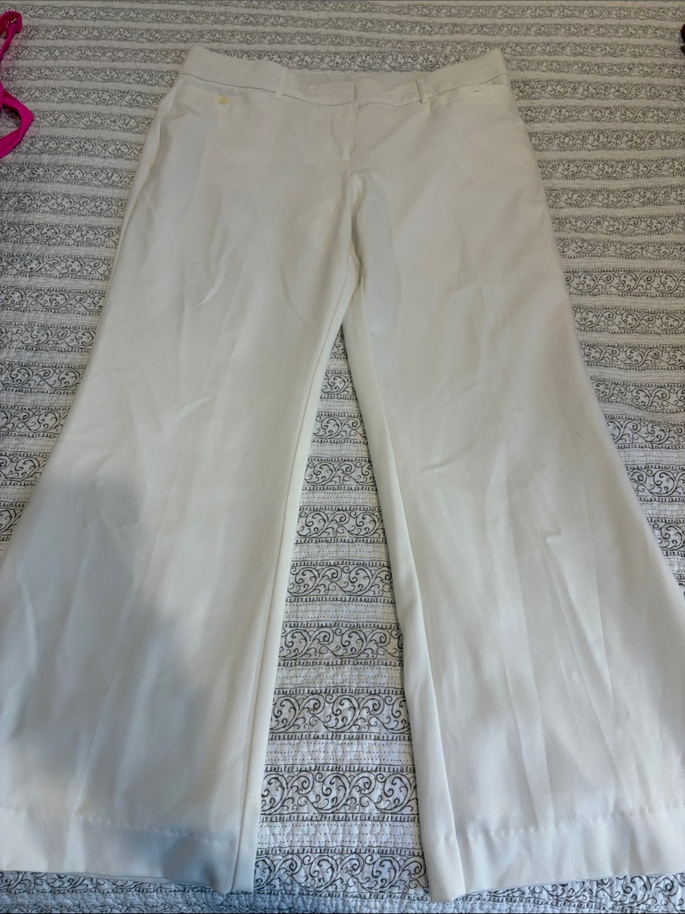 Sag Harbor Women's Wide Leg Pants in Ivory